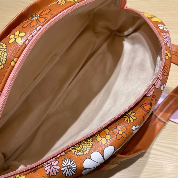 NWT Retro Hippy Floral Tote Bag - Picture 5 of 6